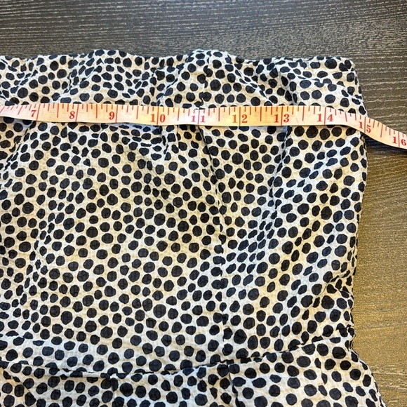 J Crew Strapless Polka Dot Dress Size 8 - Picture 5 of 10